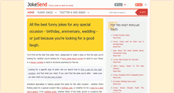 Desktop Screenshot of jokesend.com